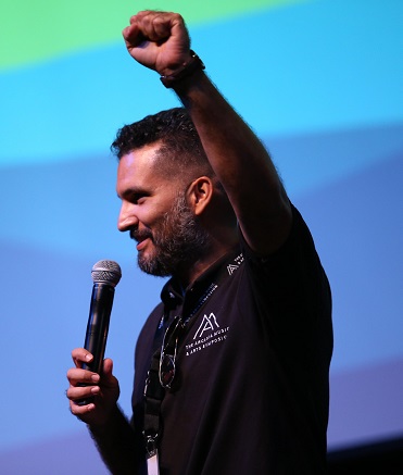 Tony Nunez , percussion instructor at Arcadia High School in California