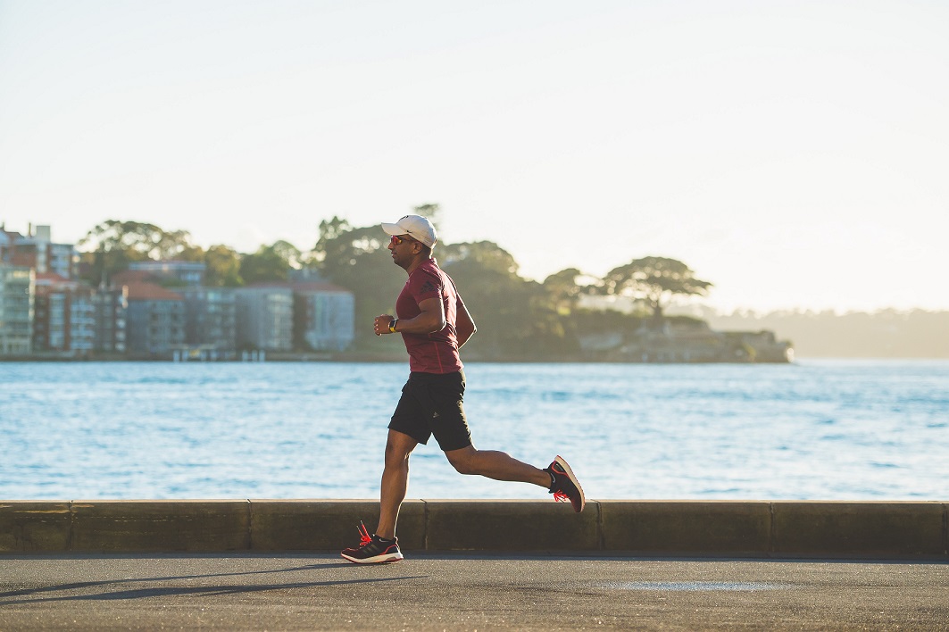 jogging male