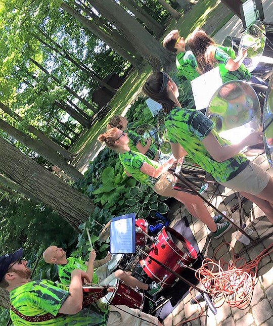 Strike Percussion Ensemble performing
