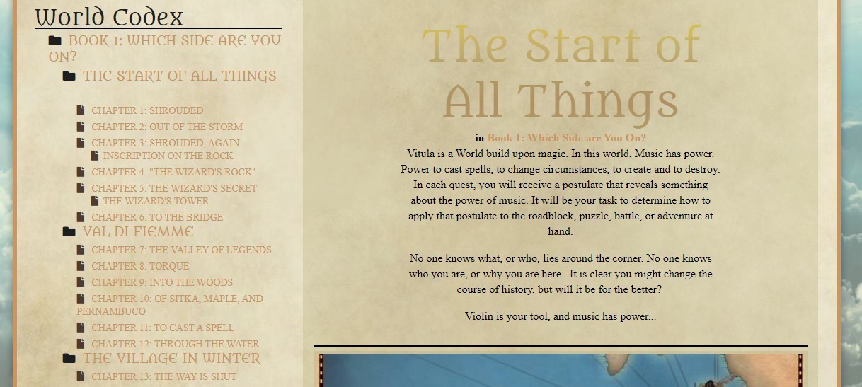 screen shot of Novice to Ninja codex 