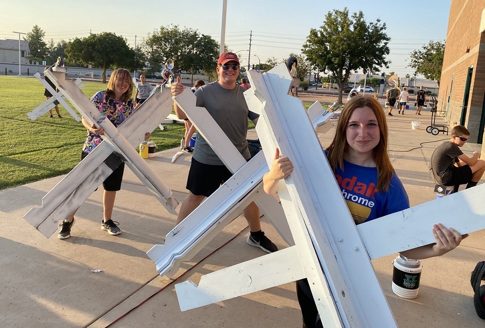 Highland High School equipment crew