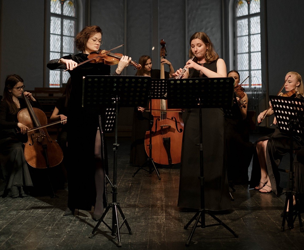 small string ensemble performing
