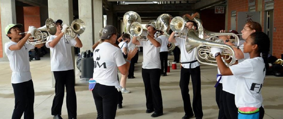 CTJ Bethany teaching horn section
