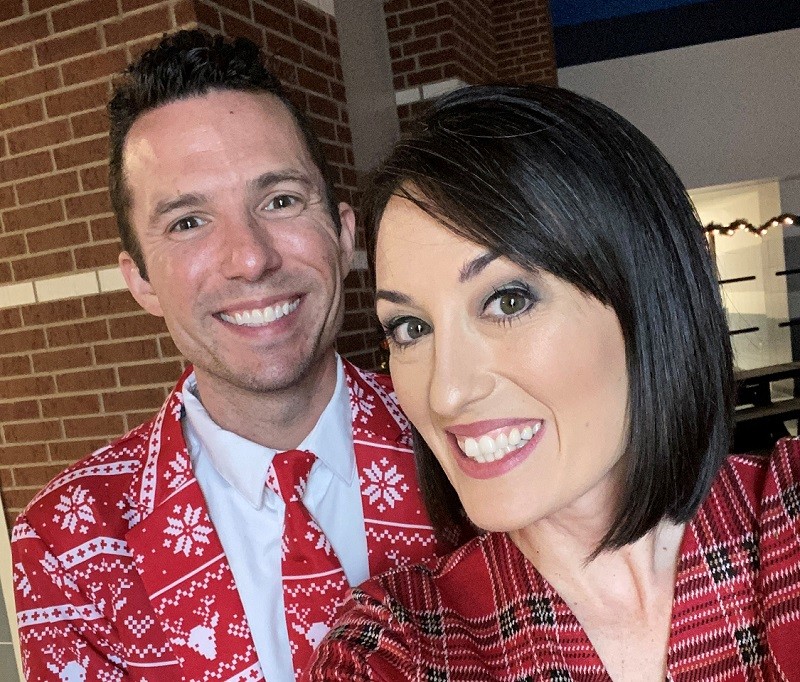 Nathan and Ashley, choral directors at Wylie East High School