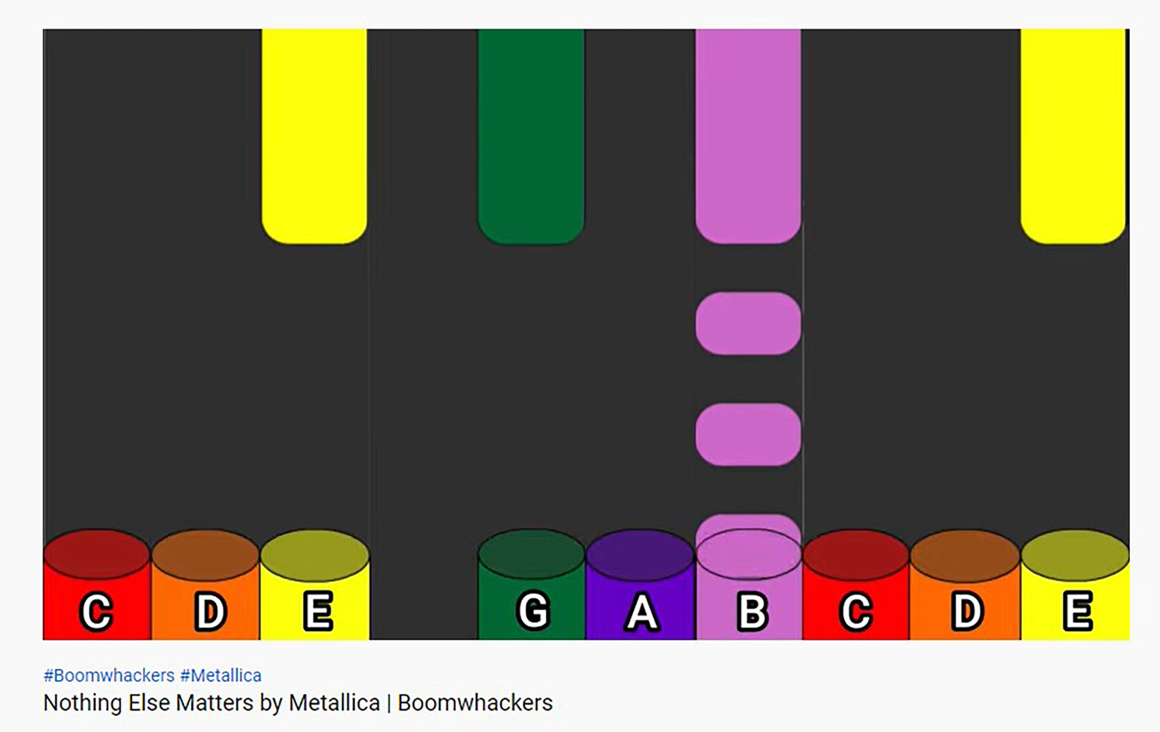 Boomwhacker Metallica