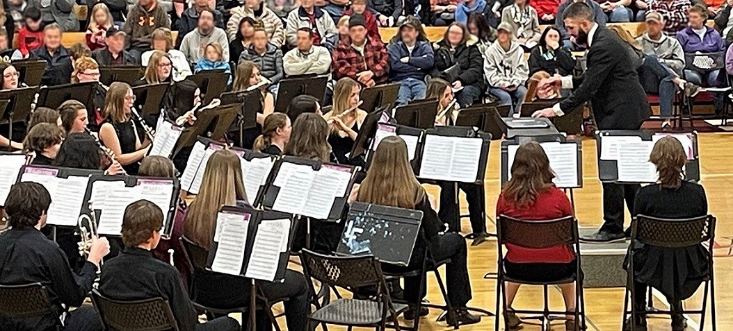 Pierz Healy High School ensemble performing