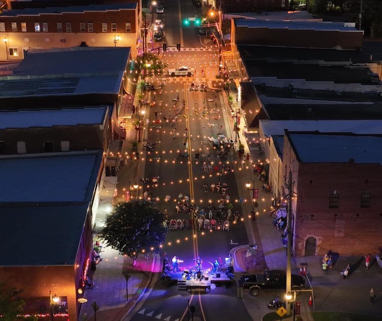 main street aerial