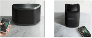 Yamaha small but powerful wireless speakers WX-030 and WX-010