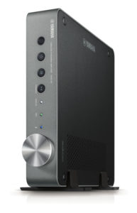 A small amplifier on its side.