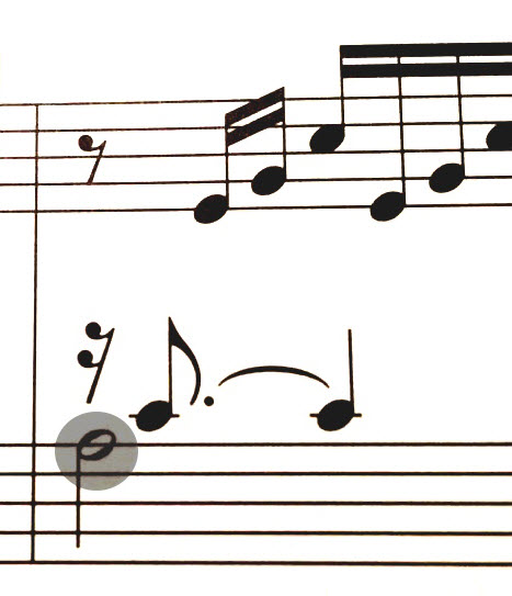 Musical annotation.