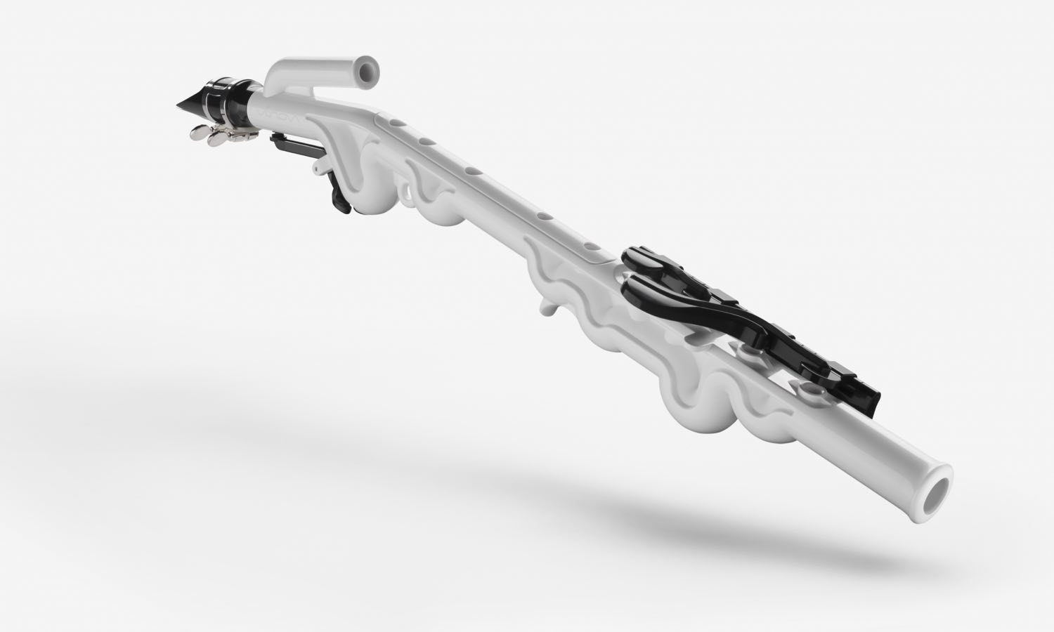 A Yamaha Venova casual wind instrument.
