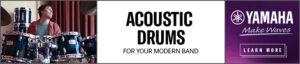 Yamaha acoustic drums are perfect for students in modern band.