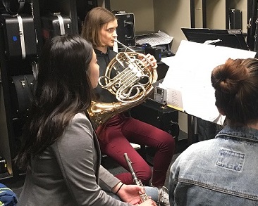 chamber ensemble rehearsal