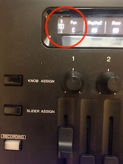 Genos Assign 16 Close-up of screen output.