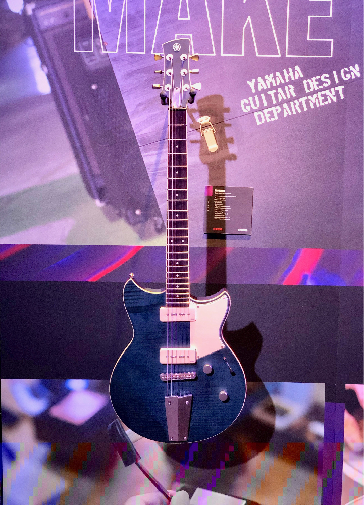 Resonant Frequencies Part 2 Body Image 1 An image of a Yamaha Revstar 502FM electric guitar.