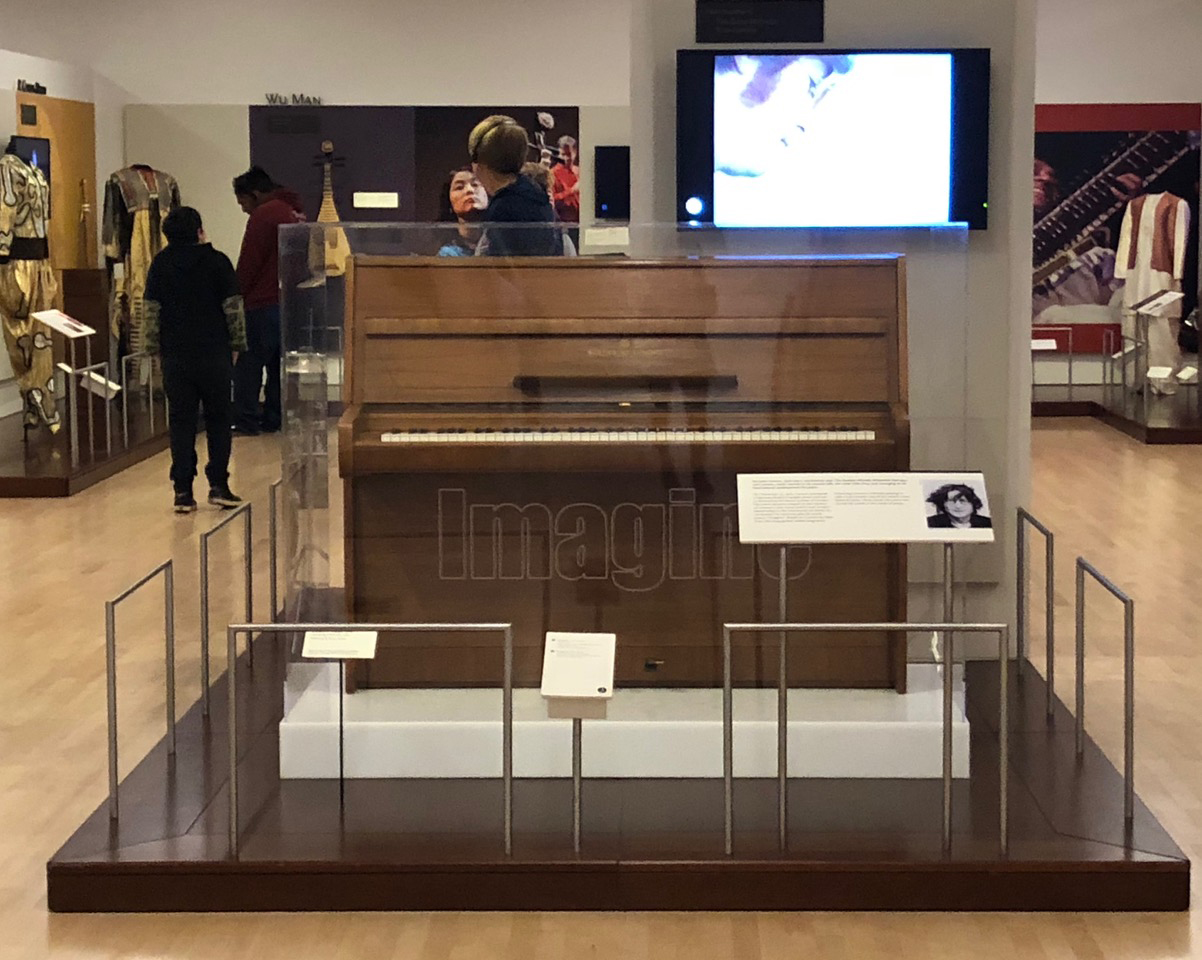 From the muse_ April An image of John Lennon's piano.