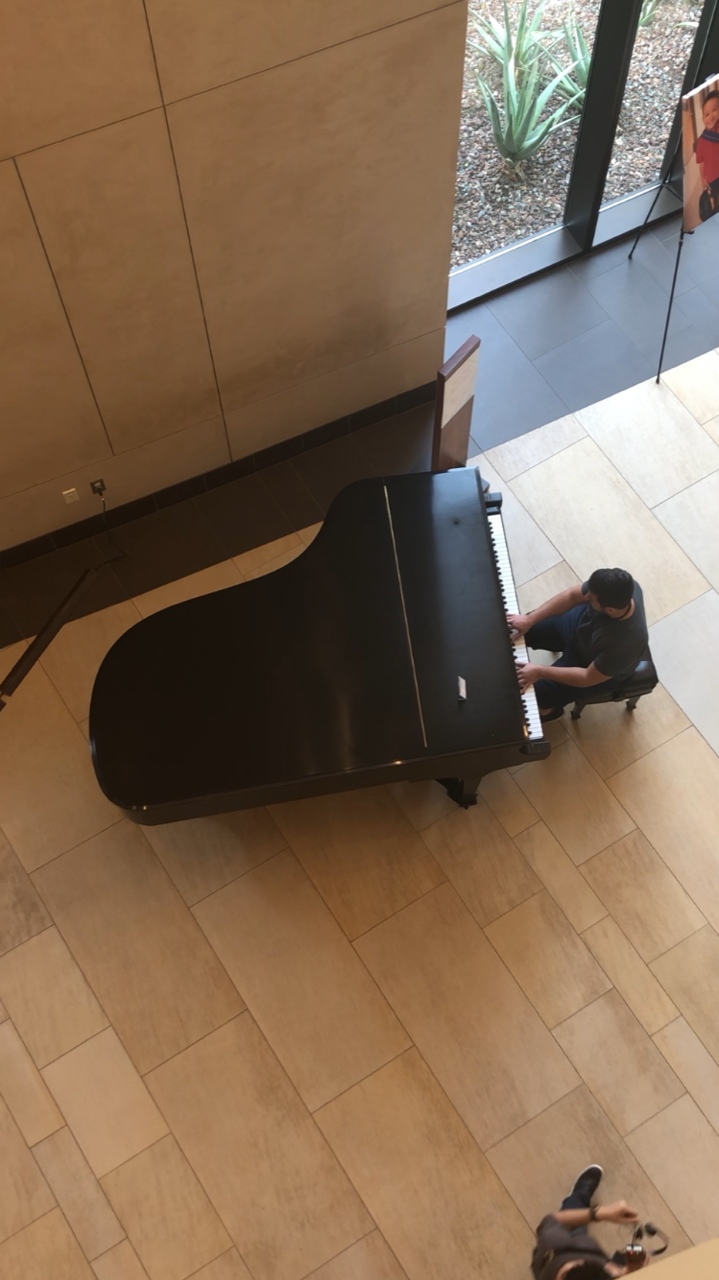 from the muse_instrument is inspiration body image 2 An overhead image of someone playing the piano.
