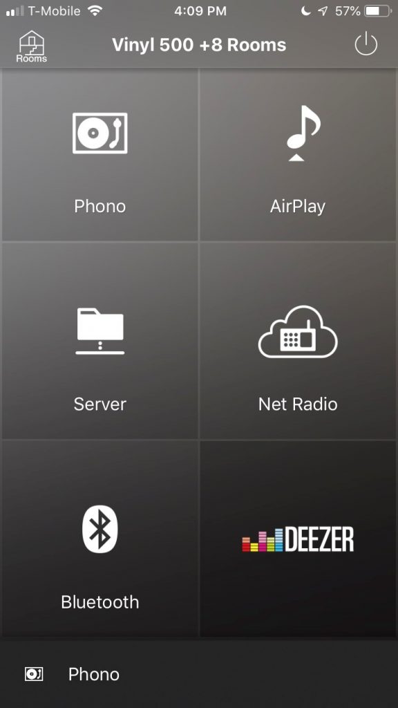 screenshot airplay Screenshot of the airplay app screen on a smartphone screen.
