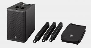 STAGEPAS-1K-components1400 Audio equipment elements lined up.
