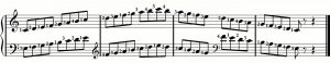 Yamaha_Blog_scales_in_sixths.eps-3 Four bars of musical annotation.