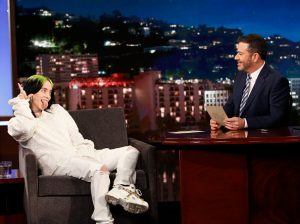 New Year New Decade New Music body image Billie Eilish on ABC's "Jimmy Kimmel Live."