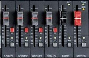 TotT_PFL_Fig3 AFL function shown for the aux, subgroup, mono, and stereo masters.
