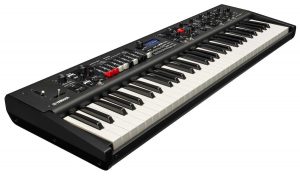 Black electronic keyboard.