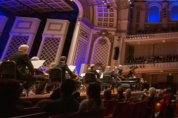 Cincinnati Symphony Orchestra (CSO) performing “Rhapsody in Blue.”