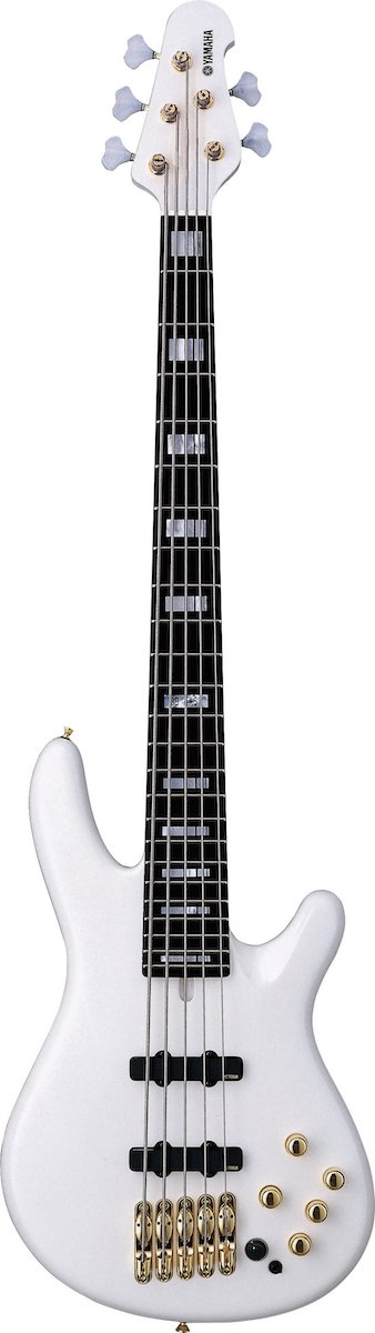bbne2_white Yamaha BBNE2 Nathan East Signature Model with white finish and single coils.