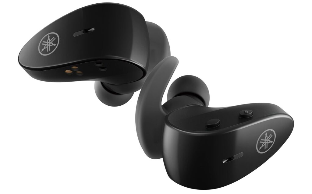Yamaha-TW-E3A-earbuds A pair of earbuds.