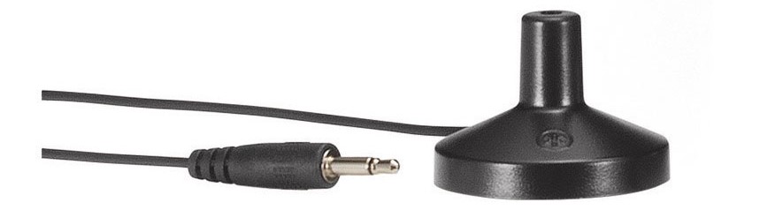 YPAO-mic-1 Image of microphone and its cable/connector.