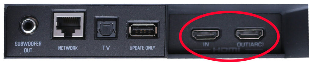 HDMI-ARC-Back-109_red-circle Closeup of rear panel.