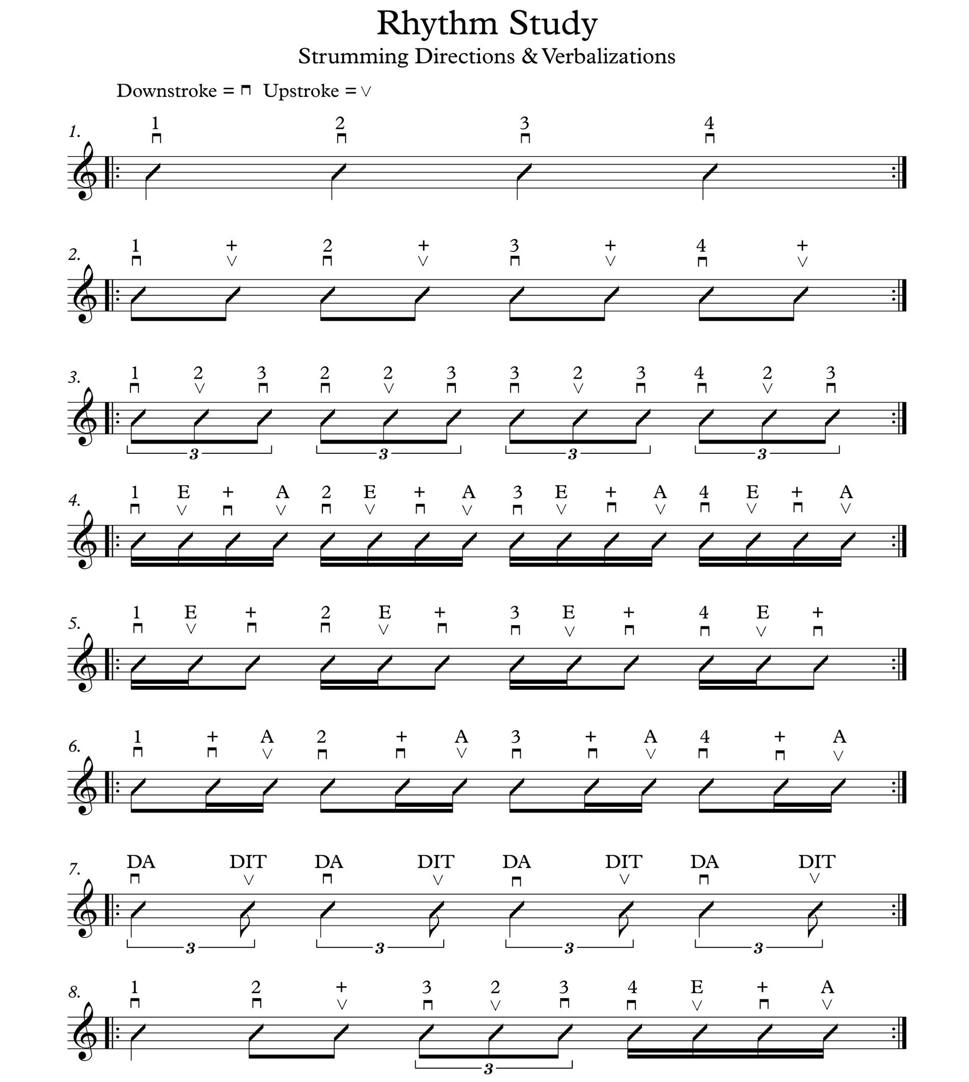 Rhythm-Study-image Sheet music.