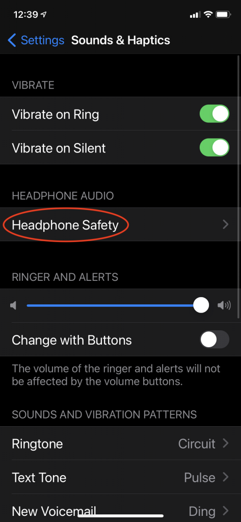 iphone-Fig.-1_headphone-safety Screenshot.
