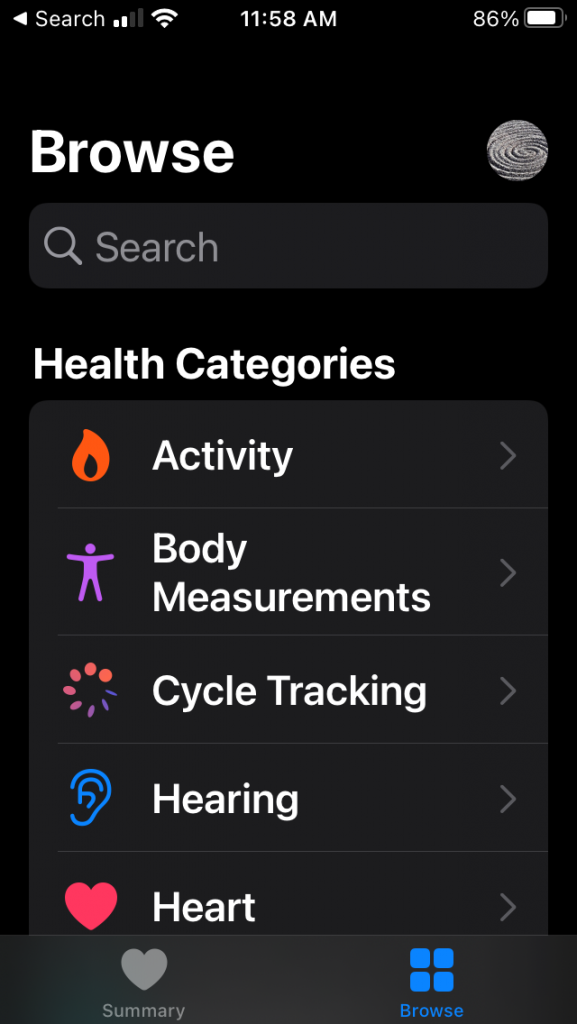 iphone-Health-app-1 Screenshot.