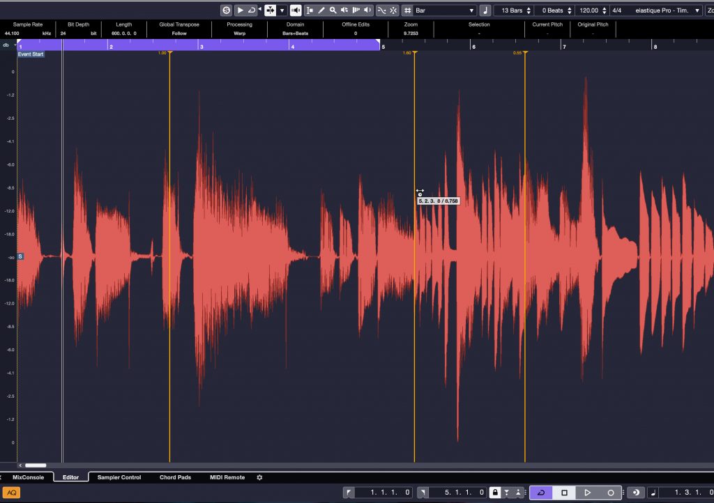 Cubase-12-Fig.-7-Audio-Warp__-scaled Screenshot.