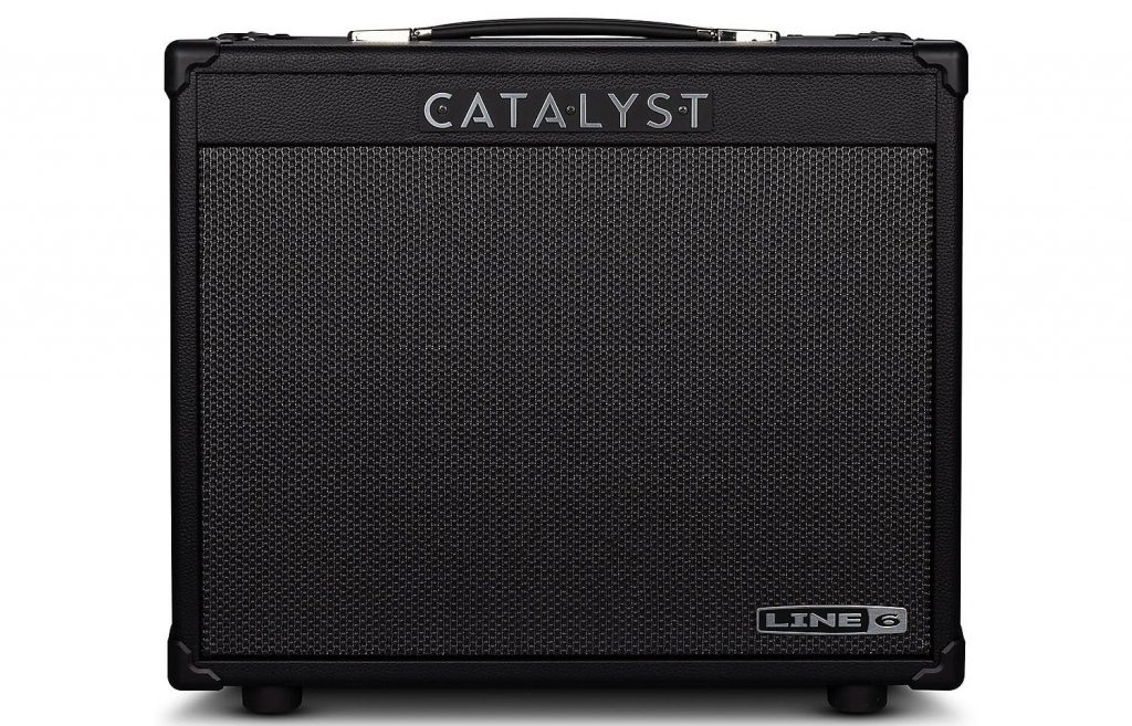 Catalyst-60-resize Small rectangular portable guitar amp.