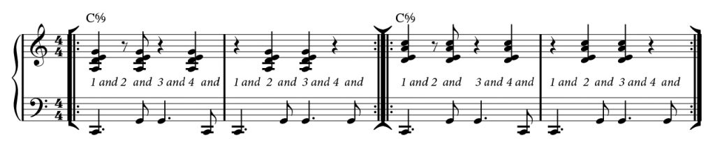 Musical annotation.