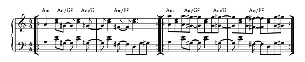 Musical annotation.