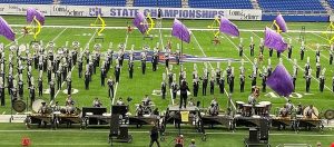 Forney High School band performing Arrow and Song show