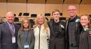 Jarrett Lipman and the Chambers family at Midwest