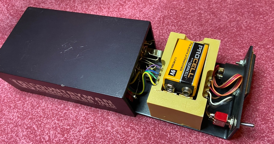 View of a battery