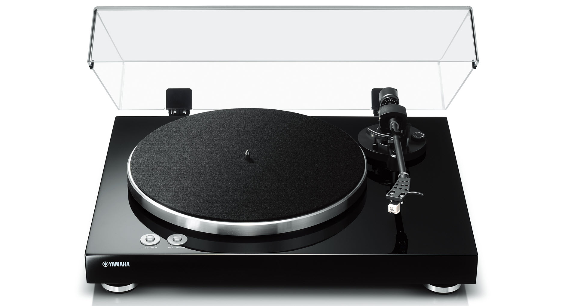 TTS303-resize Turntable with clear cover.