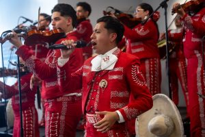 Members of Mariachi Joya from Las Vegas High School