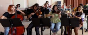 strings rehearsal