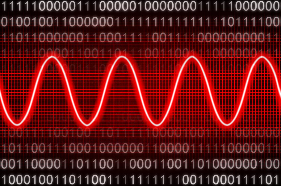 Sound wave graph.