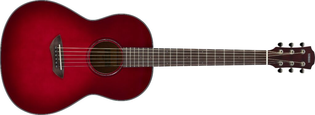 An acoustic guitar.