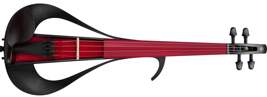 An electric violin.