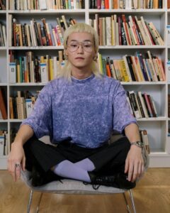 woman in a sitting yoga pose
