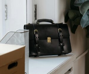 packed work bag